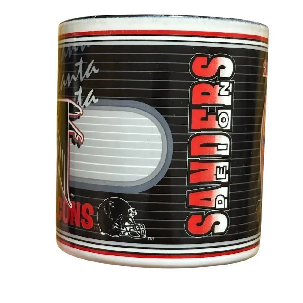 1993 Deion Sanders Atlanta Falcons NFL Collector's Mug Vintage‎